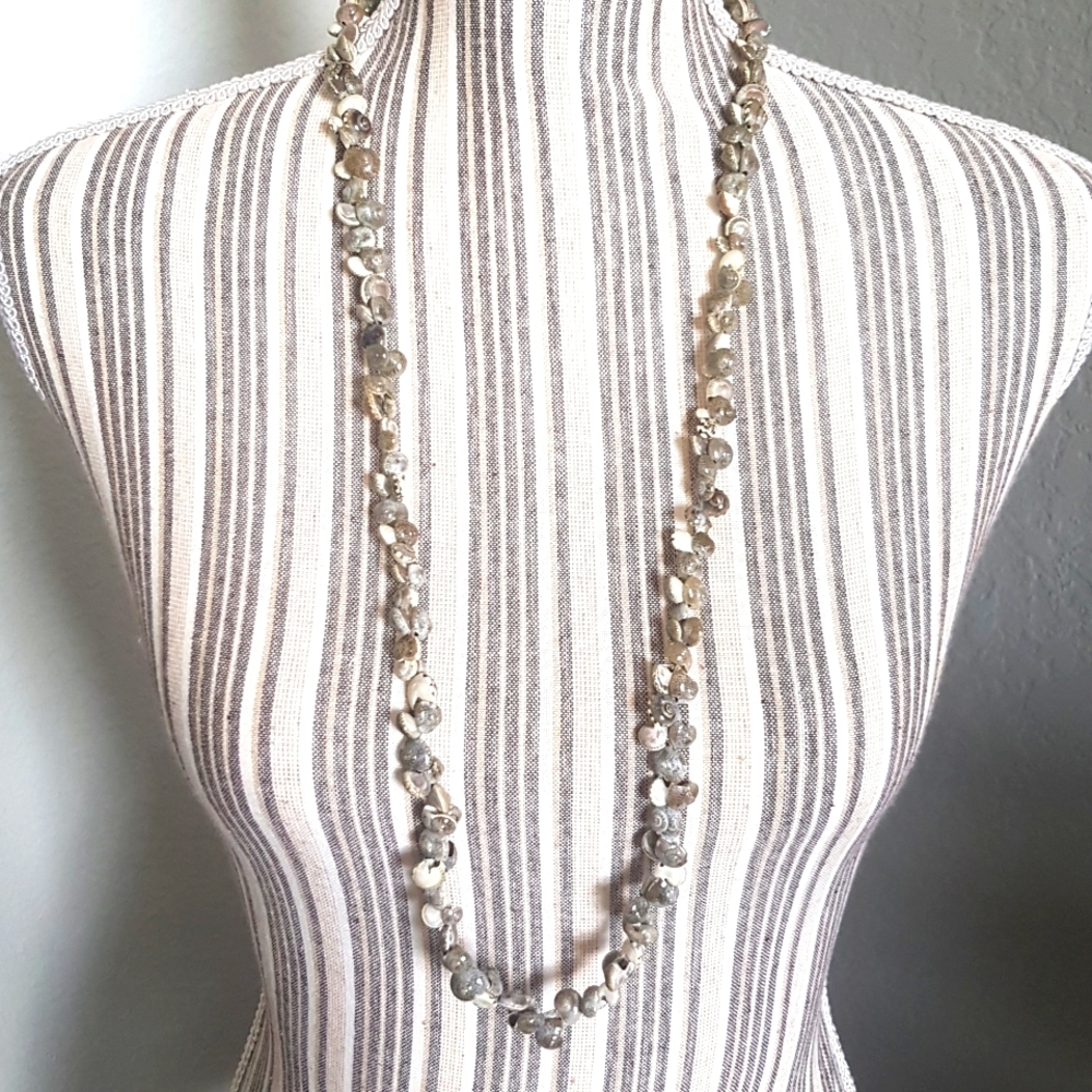 Handmade small shell long necklaces